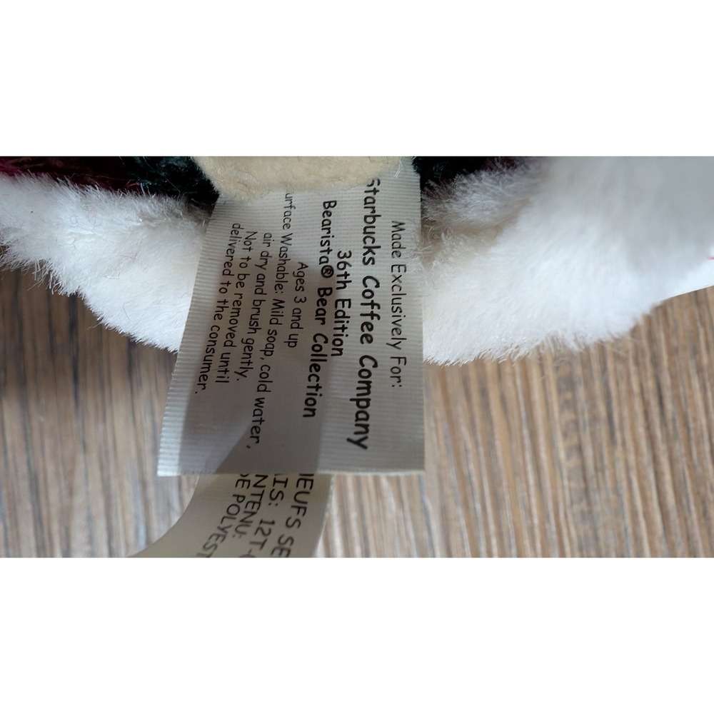 Starbucks Bearista Bear Holiday Santa Bear Christmas Magnet New In Package 2004 - Picture 5 of 6